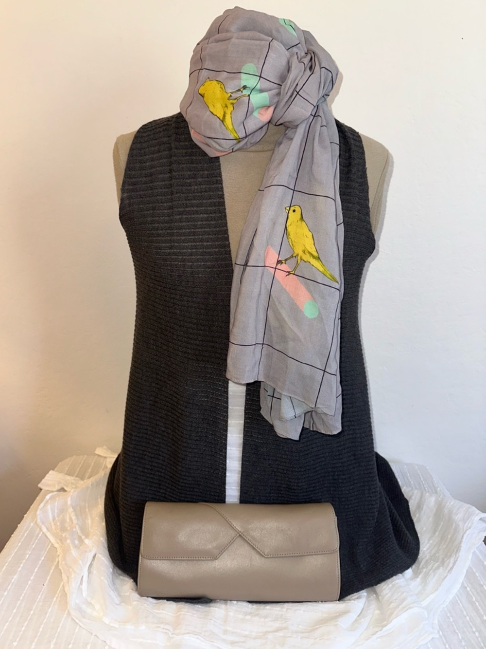 BRIO! Vintage Envelope Clutch or Shoulder Bag NWT